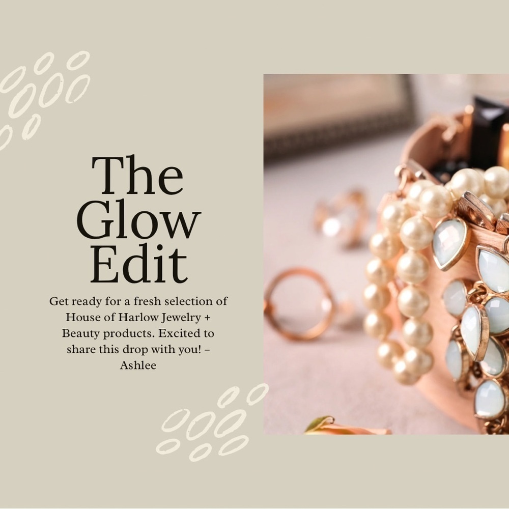 House of Harlow 1960 Gold Bow and Pearl Drop Earrings - Picture 6 of 6